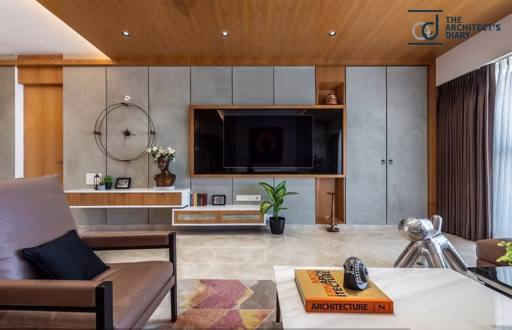 Complete home interior design Madurai living room and kitchen